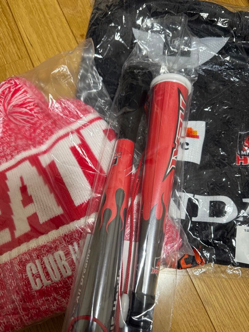 ラグビーグッズセット ニット帽・バット・ベースボールシャツ