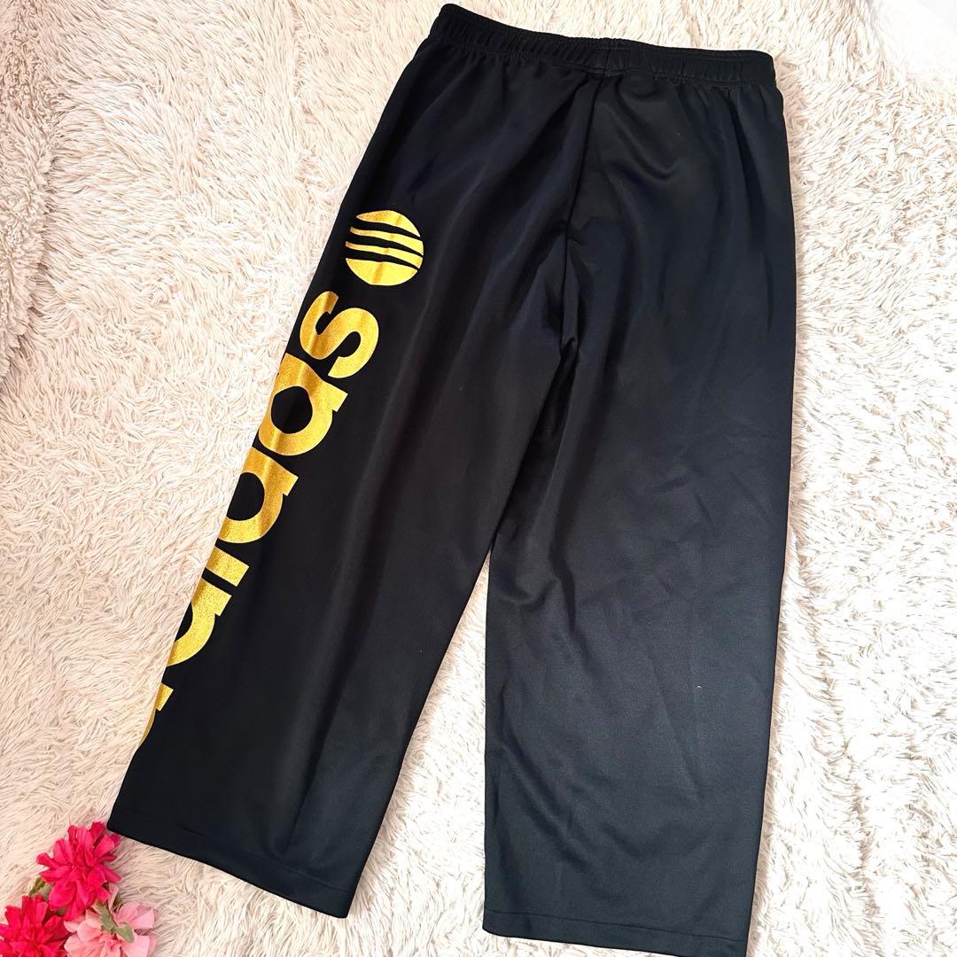 adidas【ゴールドロゴ】【サイドマーク】ブラックジャージ