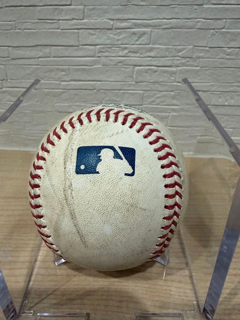 2021シーズン大谷翔平選手実打球（ファール）　実使用MLB公式ボール