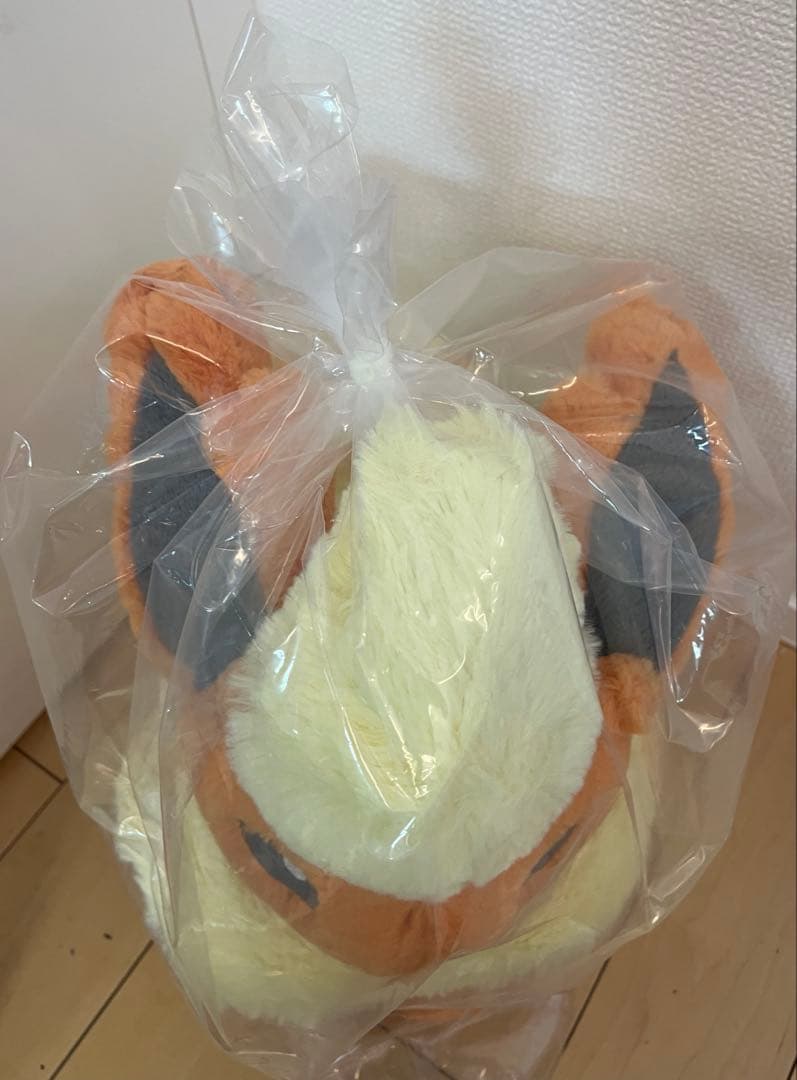 【新品タグ付き】ポケモンセンター　ふわふわ抱きぬいぐるみ　ブースター