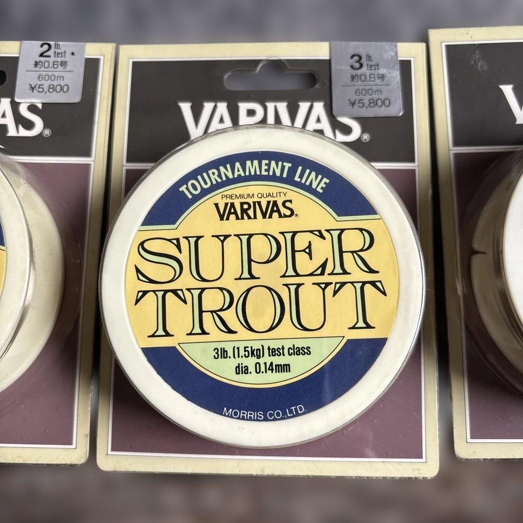 VARIVAS SUPER TROUT 釣り糸 600m 2lb 3lb 4lb