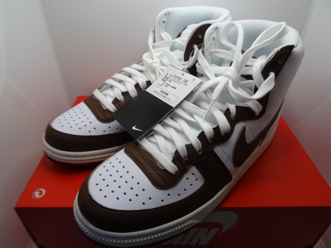 新品★NIKEナイキターミネーターHIGH白ホワイトカカオ26.5cm
