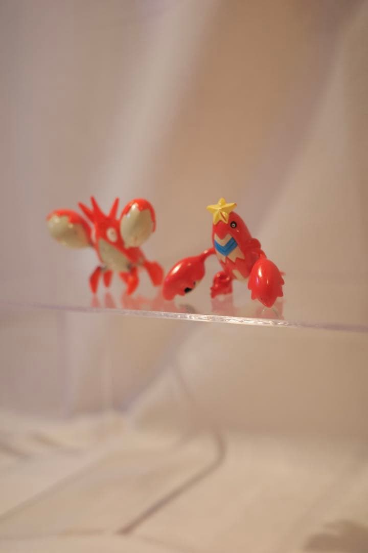 【初期TOMY】モンコレ ヘイガニ＆シザリガー 進化セット AG世代 当時物