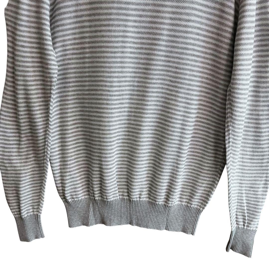 BEAMS GOLF ビームスゴルフ パープルレーベル ボーダー ニット ポロM