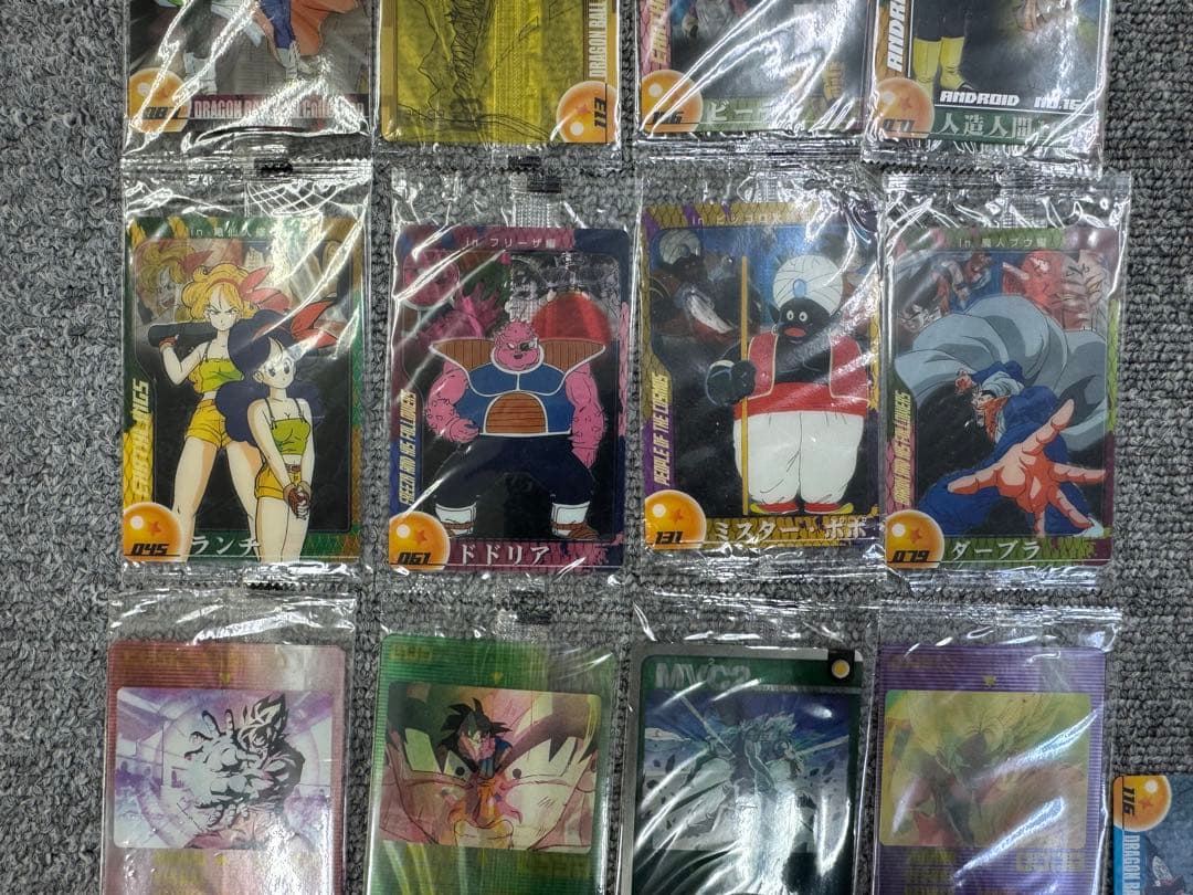 ドラゴンボール　森永ウエハースカード　未開封15枚　開封済み2枚　計17枚