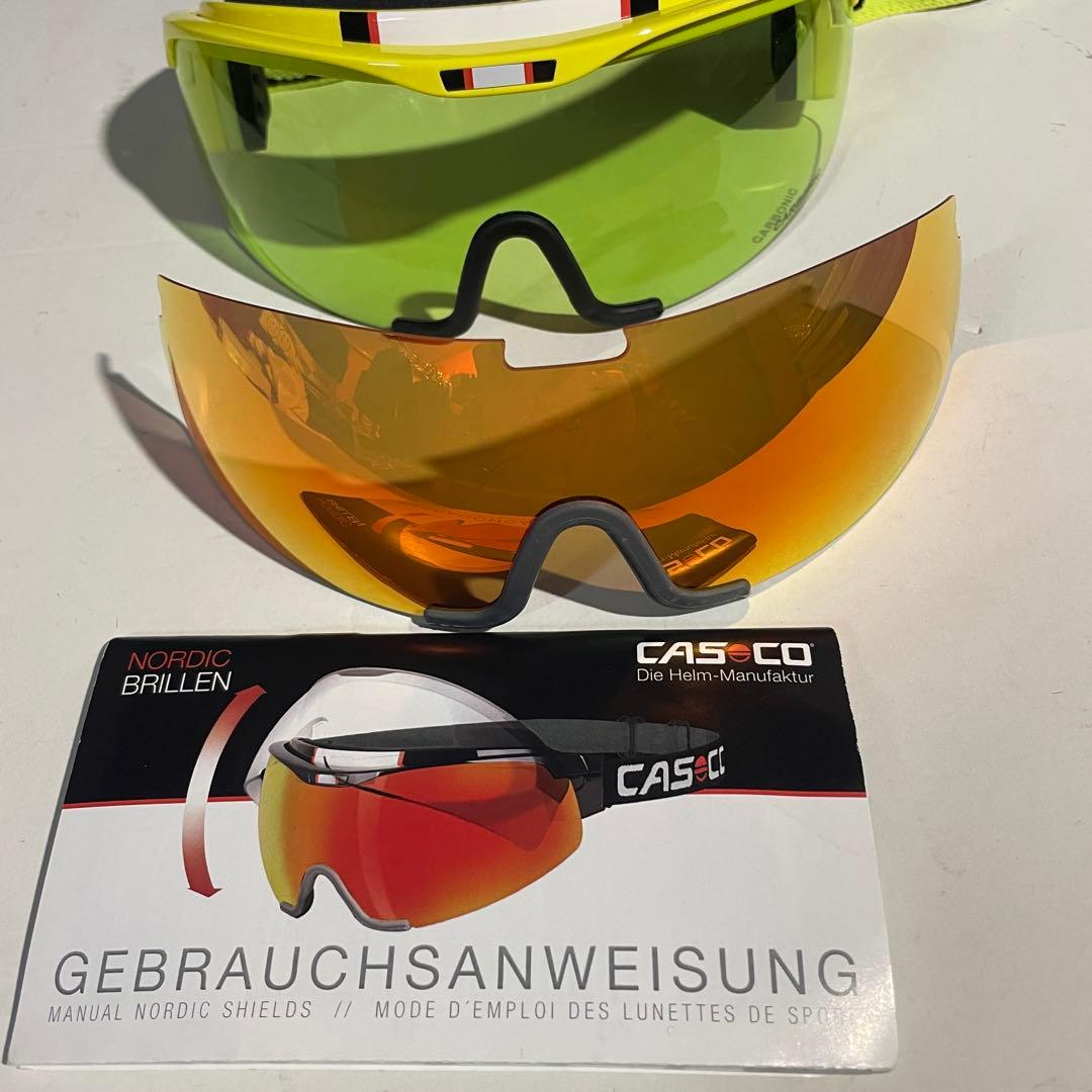 美品　カスコ CASCO クロスカントリースキー サングラス バイザー
