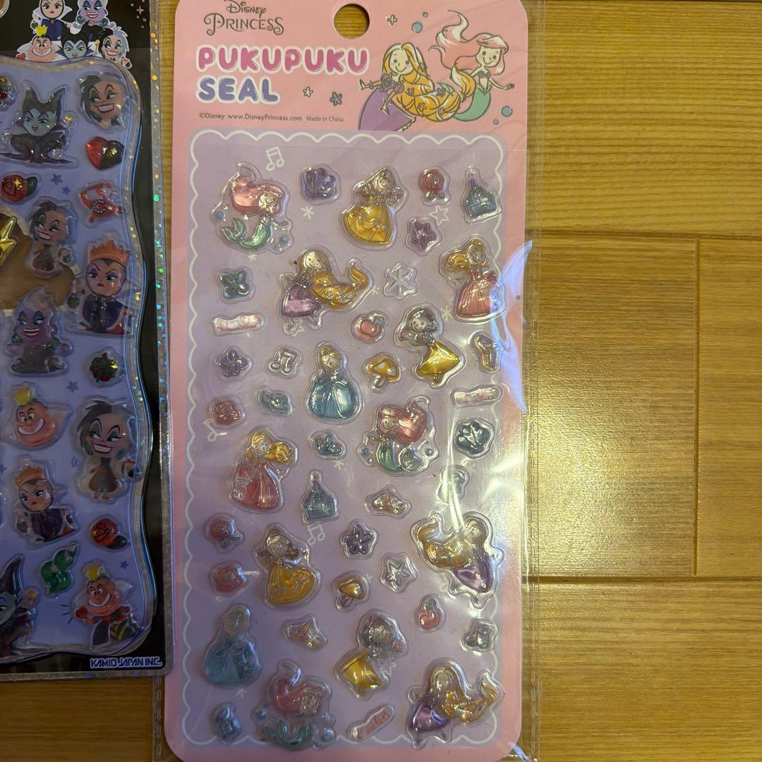 y*様 新品☆ディズニーキャラクタープチドロップステッカー7枚セット