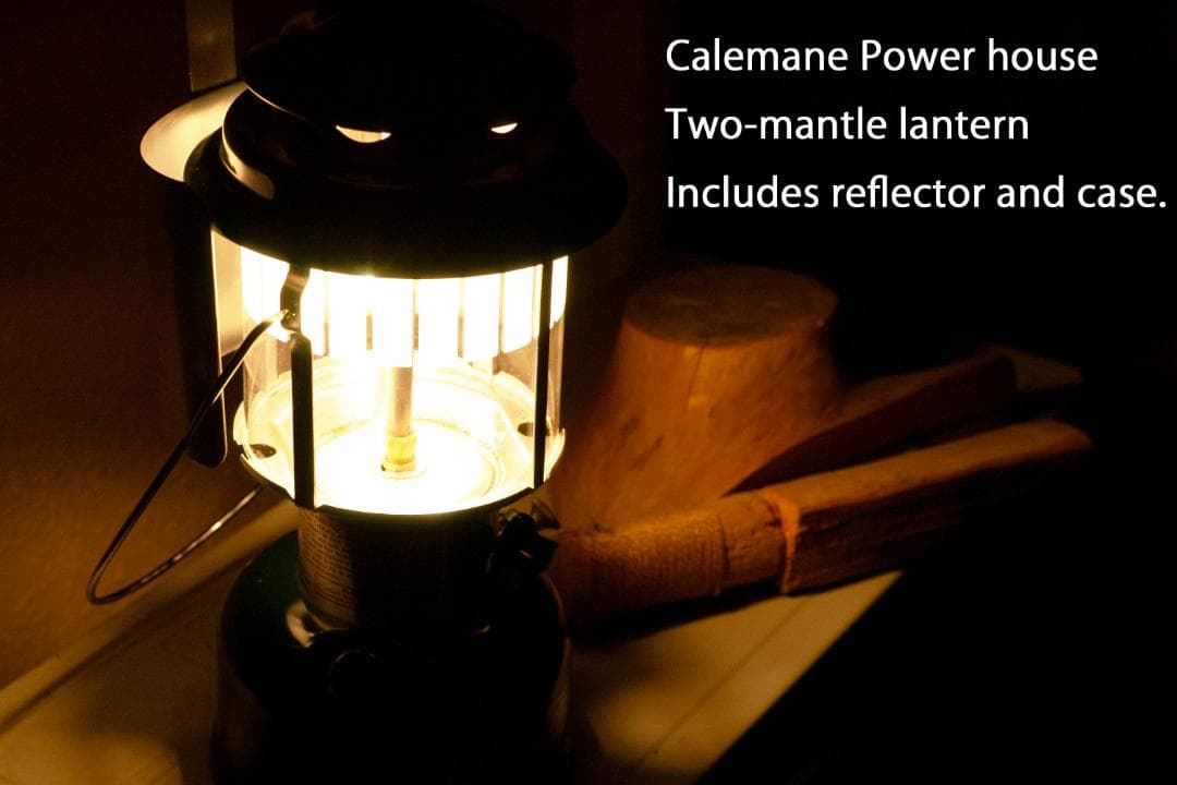 Calemane ツーマントルランタン リフレクター・ケース付 US1986年製