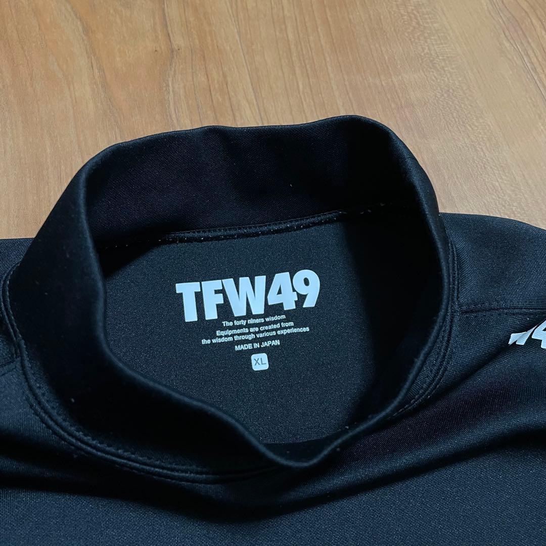 TFW49 モックネック　Tシャツ ブラック　XL ゴルフ