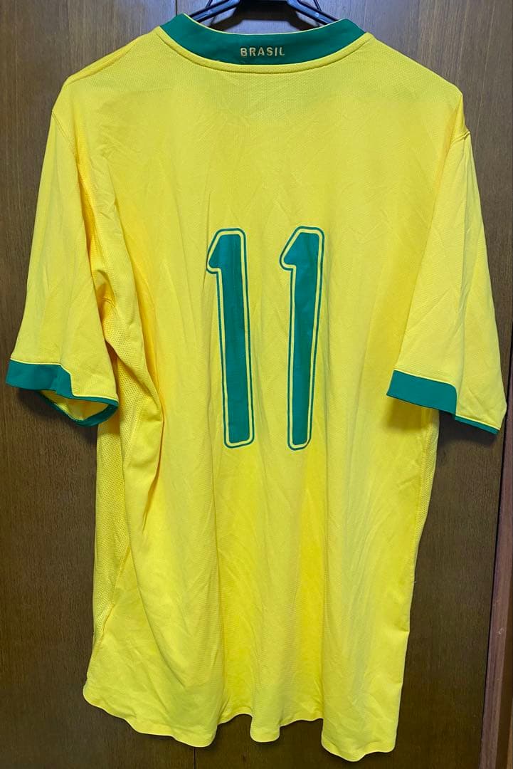 NIKE ブラジル代表ホームユニフォーム　サッカーシャツXL 背番号11 レトロ