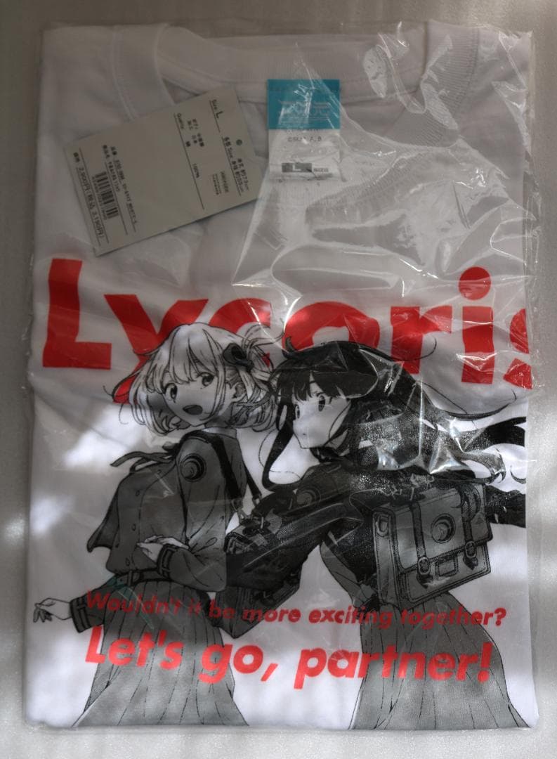 ♯♯リコリス・リコイル♯♯　‎錦木千束　&　‎井ノ上たきな　Tシャツ　Lサイズ