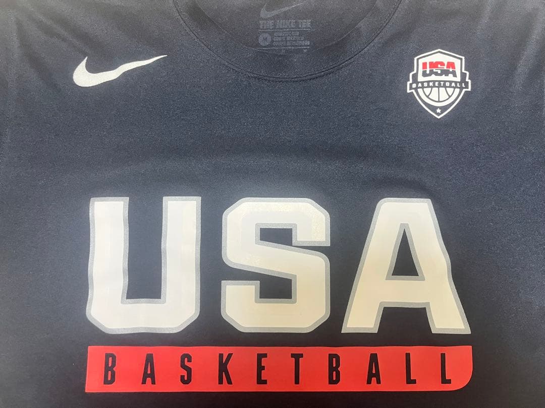 Nike USA BASKETBALL Tシャツ M ネイビー
