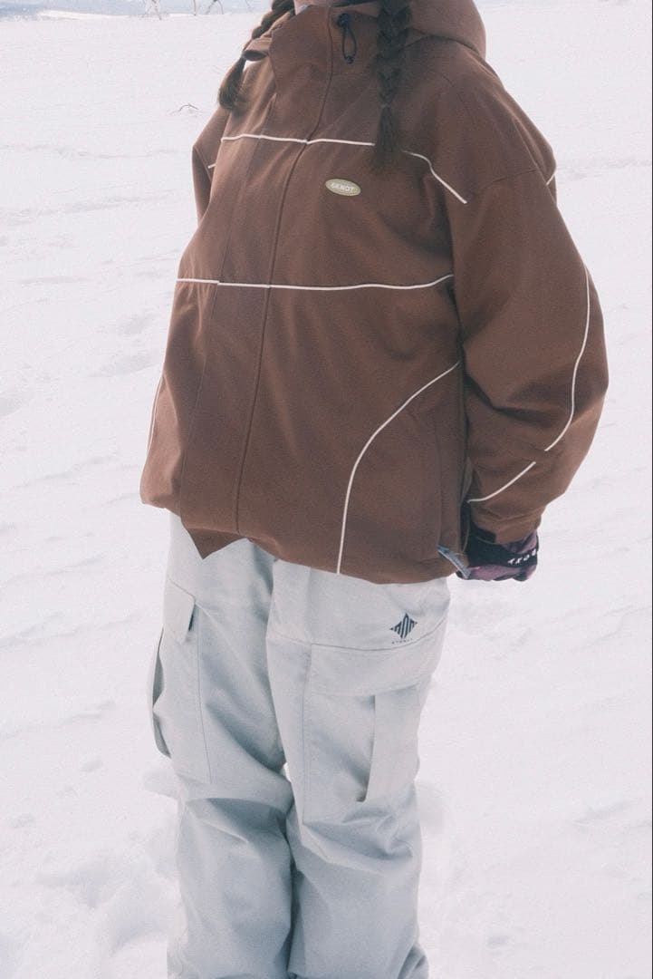 【4/5まで】6KNOT チルトパイプジャケット ライトブラウン S