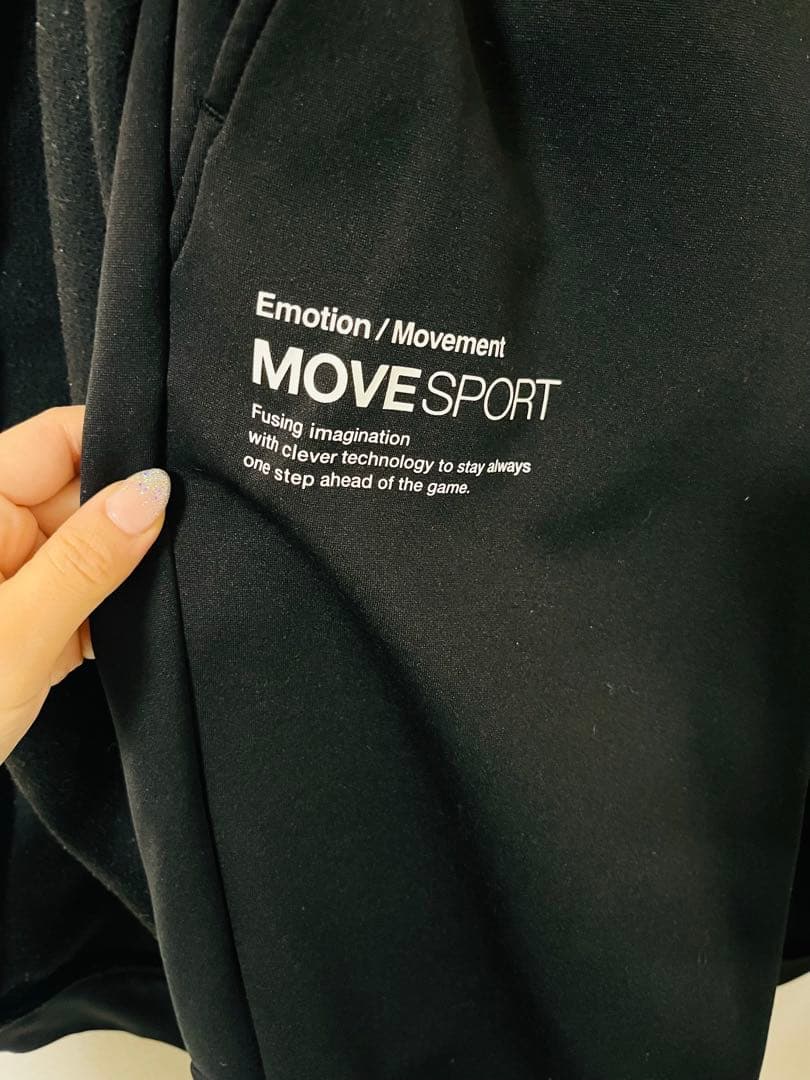 MOVE SPORT ジャージ セットアップ 上下 ブラック レディース