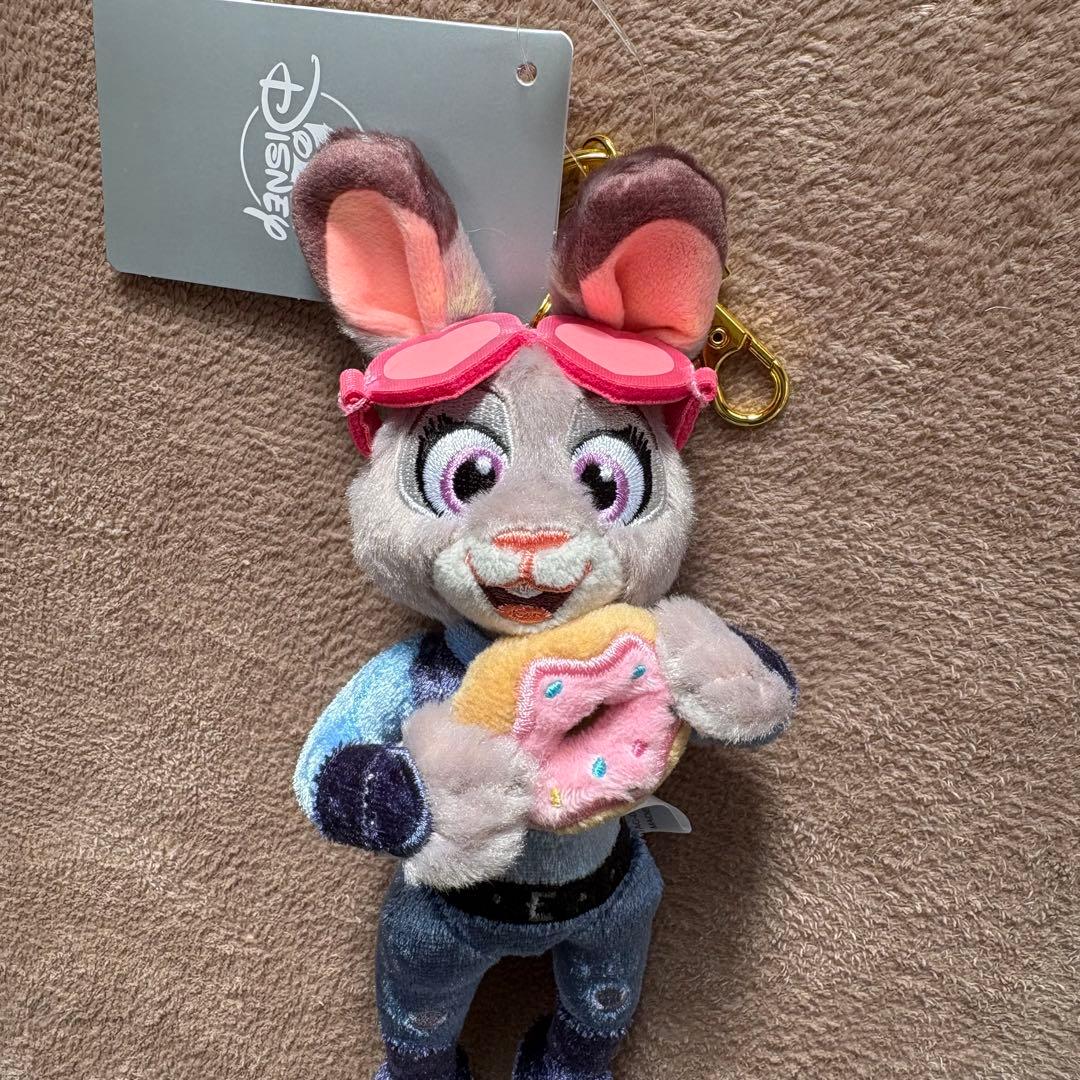 【お値下げしました】ニック&ジュディ　ぬいぐるみキーホルダー　ズートピア10周年