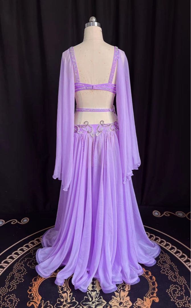 ＊ベリーダンス衣装＊ラベンダー美品