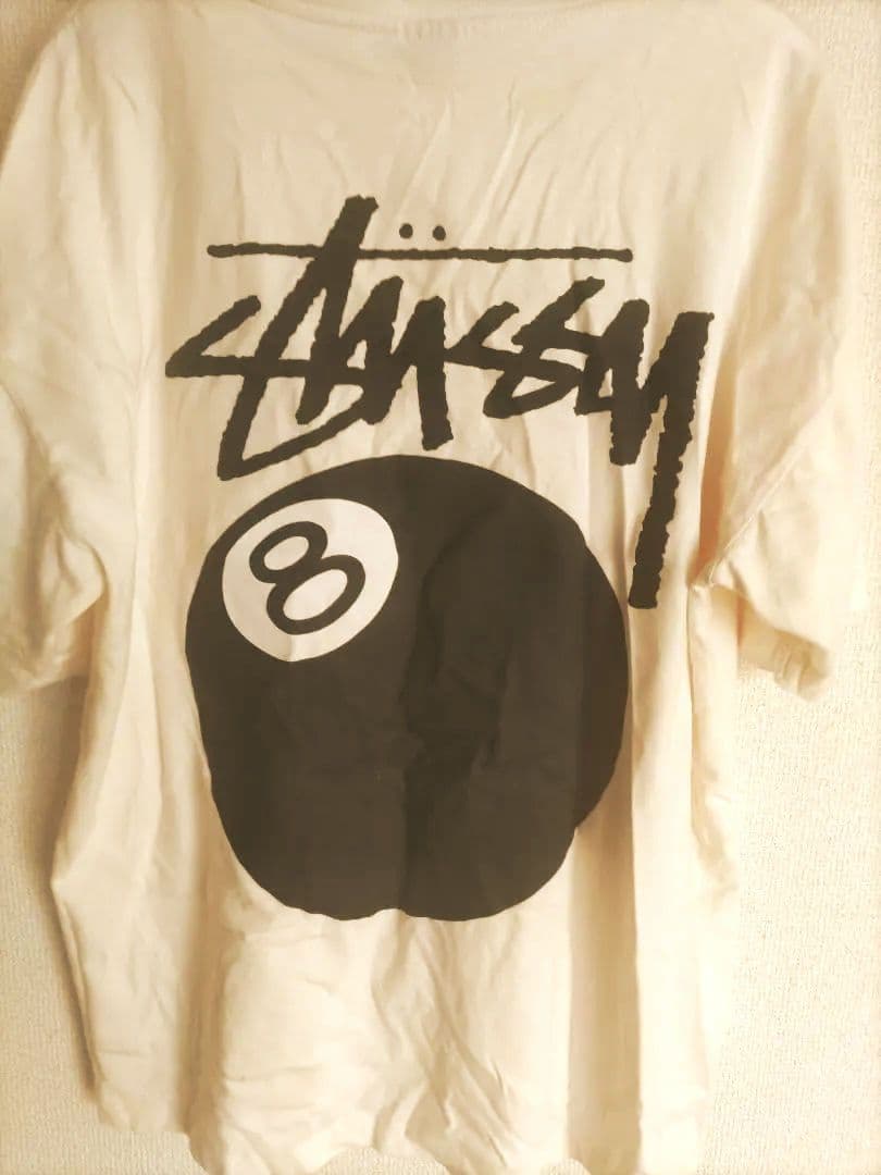 Stussy クリーム色 Mサイズ Tシャツ