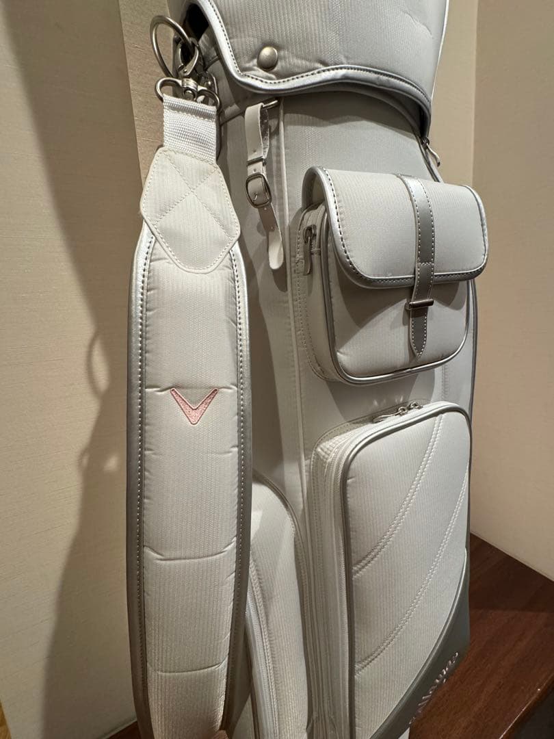 【新品未使用】Callaway ゴルフバッグ　キャディバック ホワイト