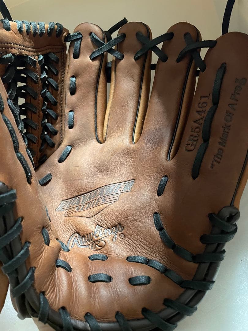 ローリングス　Rawlings 野球用グローブ 茶　軟式　大人用 プレイメーカー