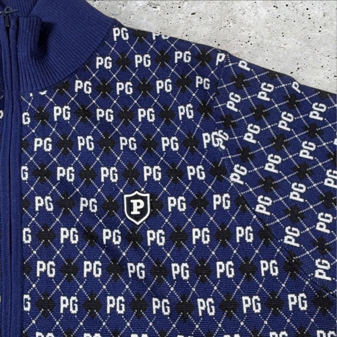 未使用級 PEARLY GATES ゴルフ パーリーゲイツ ジップ ニット