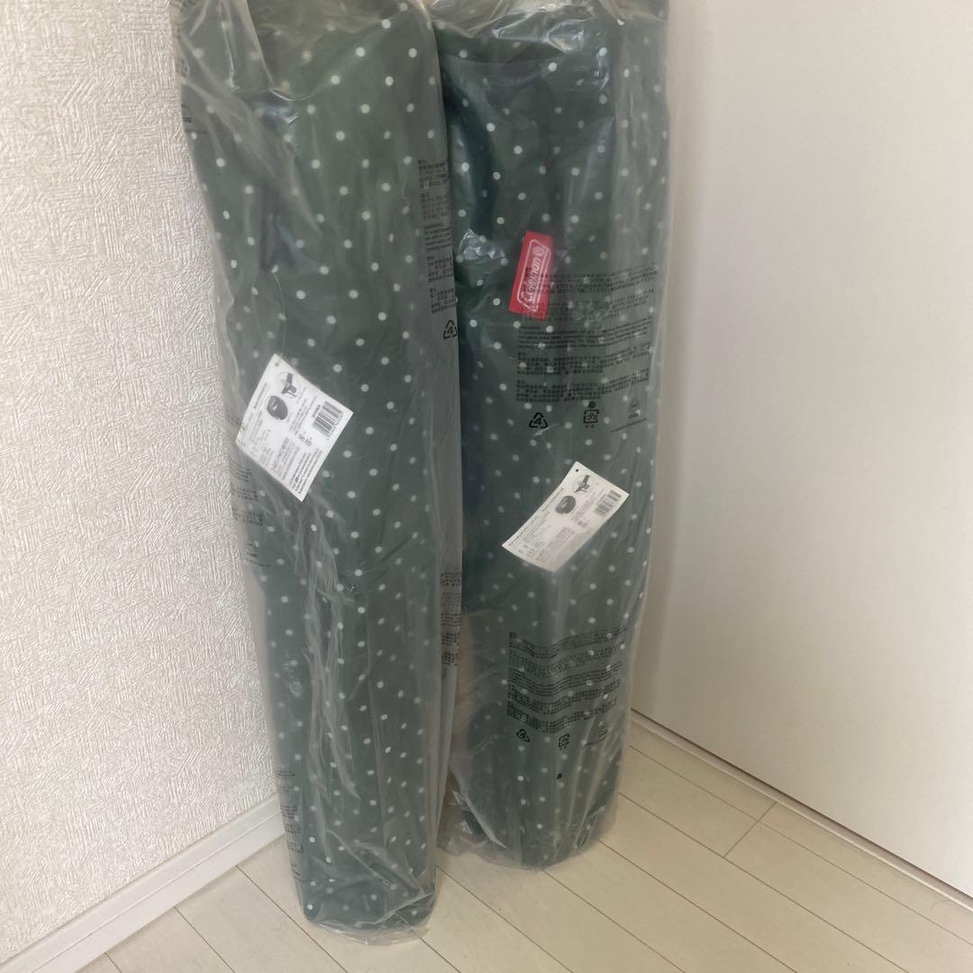 コールマン　未使用品　リゾートチェア　グリーンドット　２脚セット