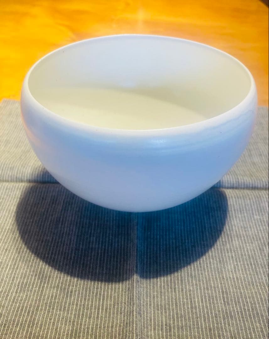 陶芸家　黒田泰蔵　白磁鉢