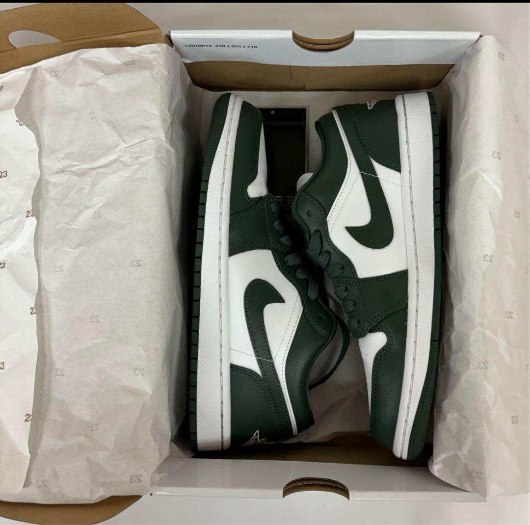 【美品】Nike Air Jordan 1 LOW Jade 24.5cm