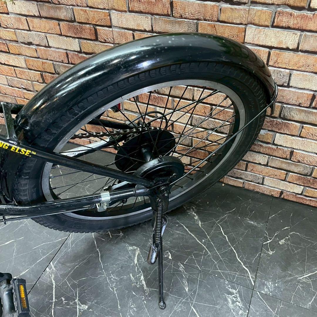 引き取り価格【100】折りたたみ自転車 折車 HUMMER ブラック 変速付き