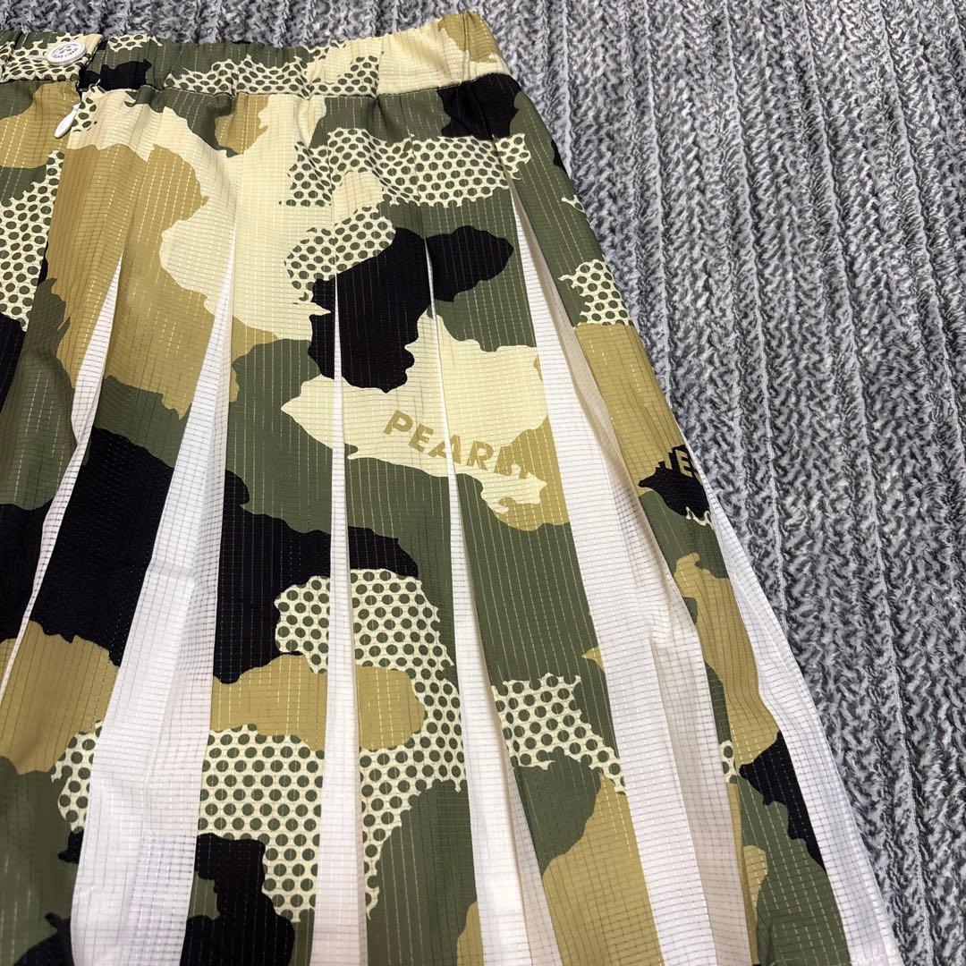 パーリーゲイツ　迷彩 プリーツスカート　極美品　サイズ1 裏地付き　春　夏