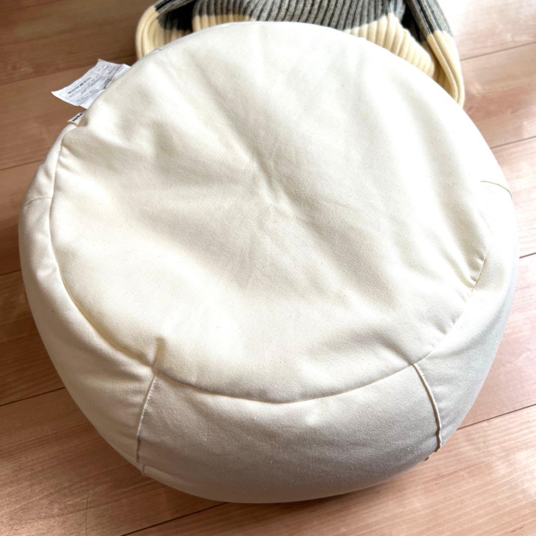 IDEE MINI PUUF ホワイトxブラック 本体 カバーセット