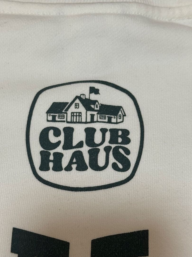 clubhaus HITホワイト XL トレーナー
