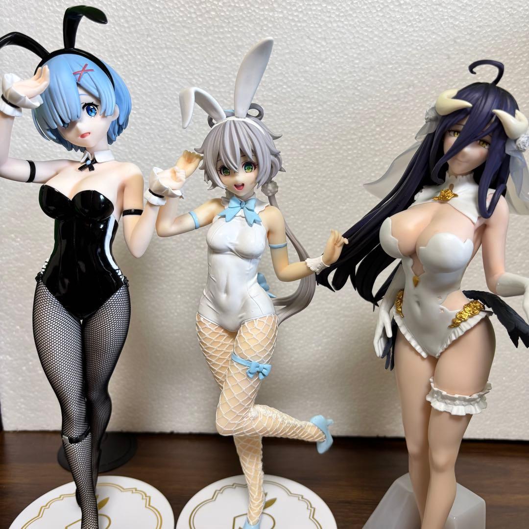 バニーフィギュアセット売り7点セット
