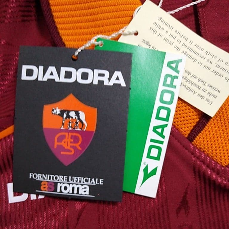 ☆中田英寿 サイン入りユニフォーム DIADORA ASローマ99/00 新品☆