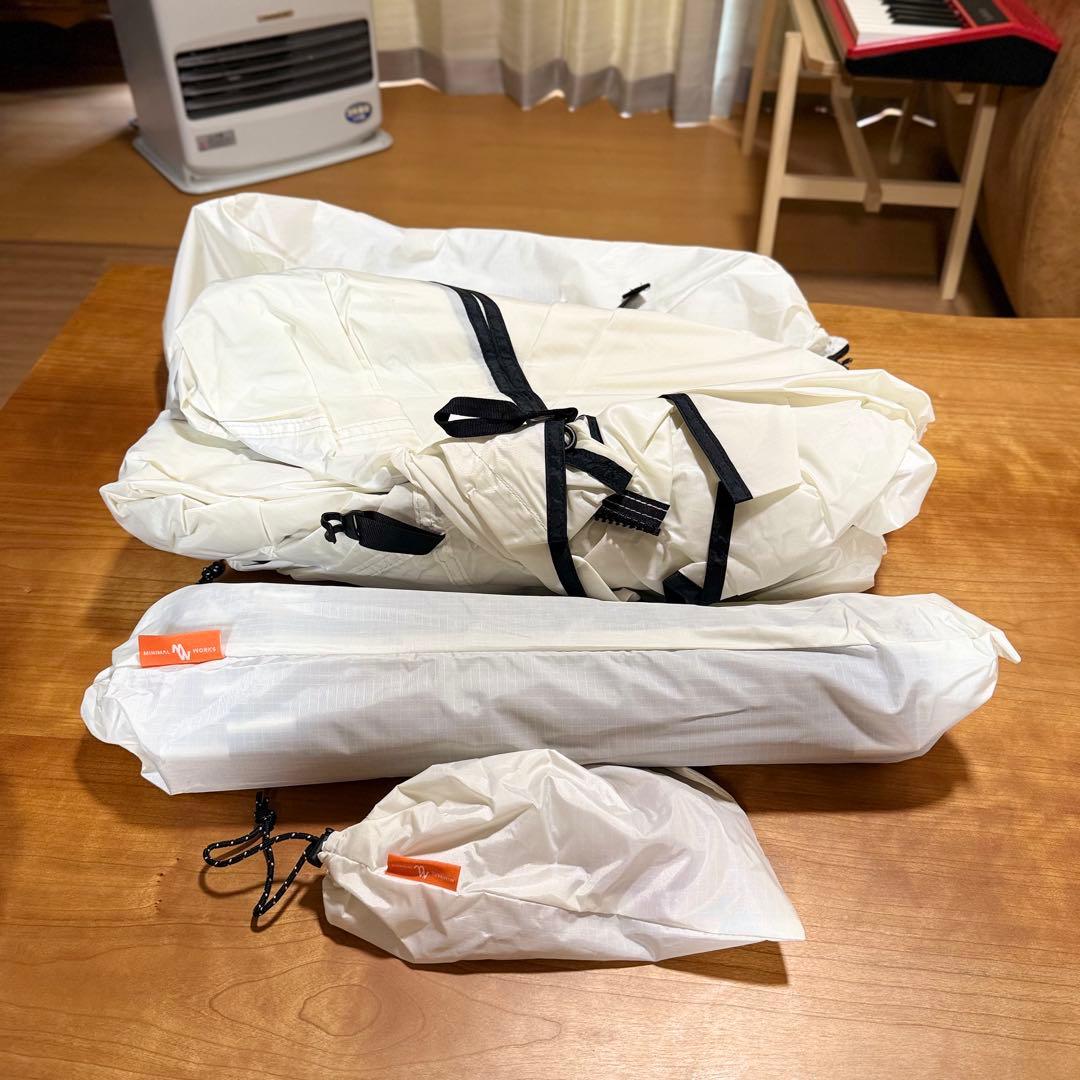 【美品】ミニマルワークス グラマーシェルター アイボリー ★タープ　即設営OK！