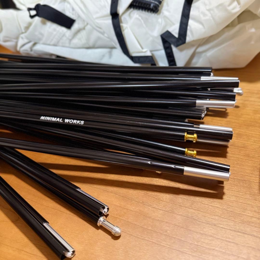 【美品】ミニマルワークス グラマーシェルター アイボリー ★タープ　即設営OK！