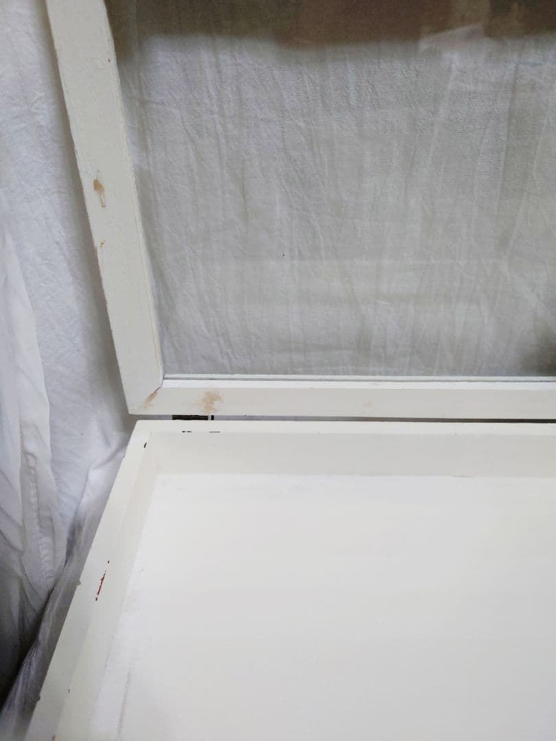 新品 サリュ ガラスコレクションケース シャビー ディスプレイケース