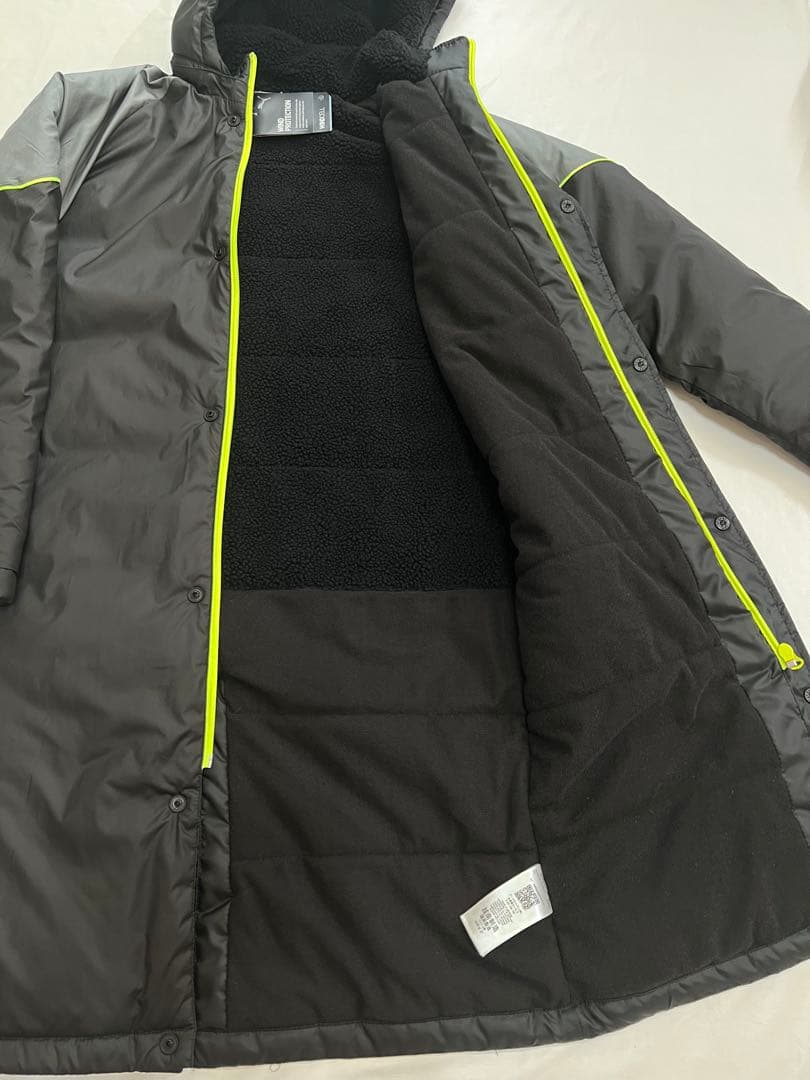 ✨新品✨ 160㎝ プーマ ベンチコート ジュニア ボア 黒　通学　部活
