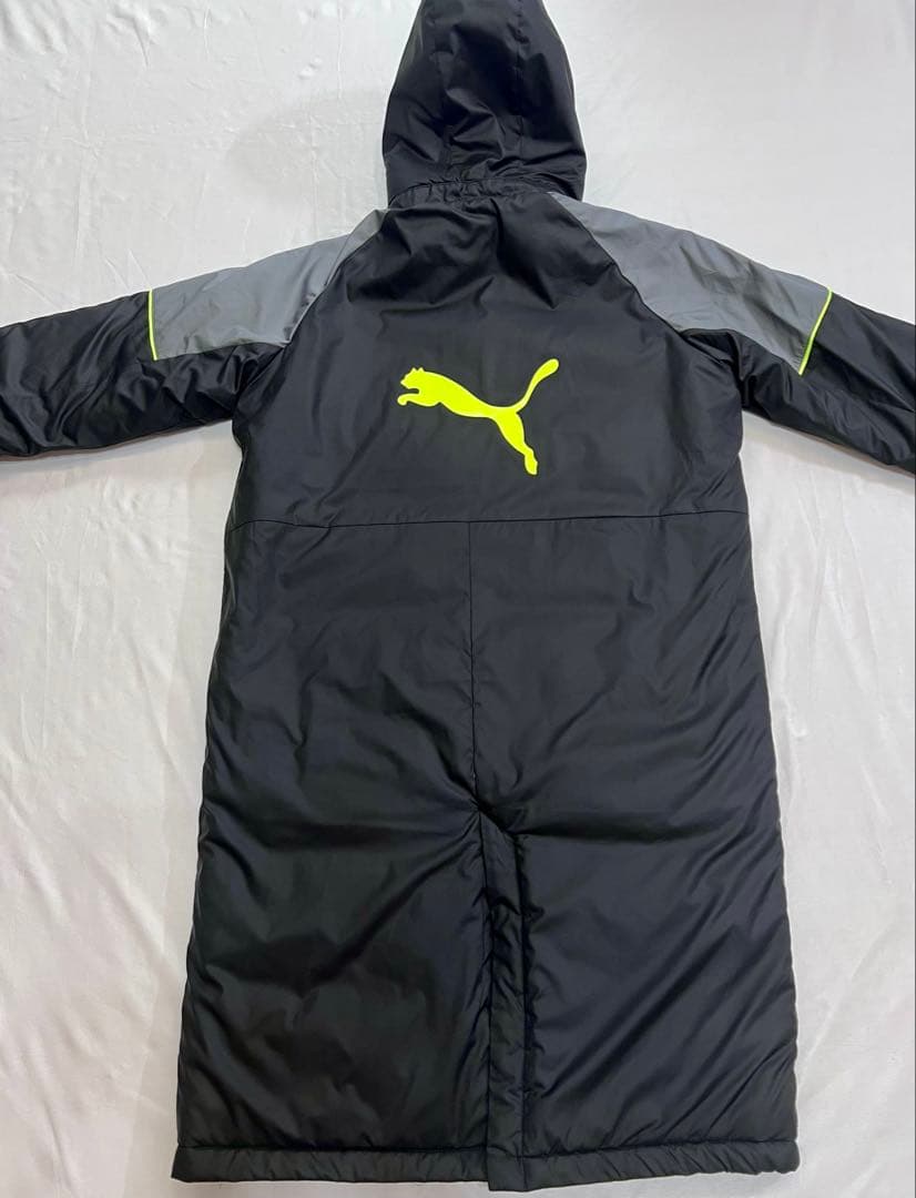 ✨新品✨ 160㎝ プーマ ベンチコート ジュニア ボア 黒　通学　部活