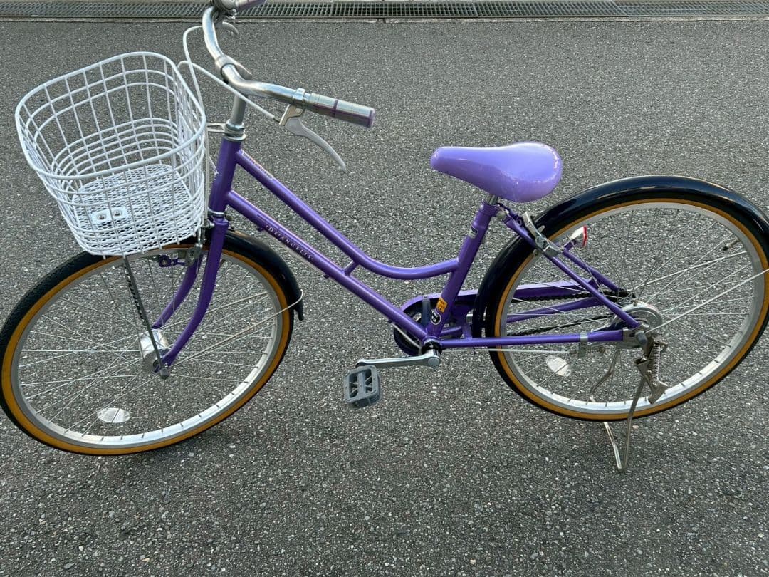 パープル自電車