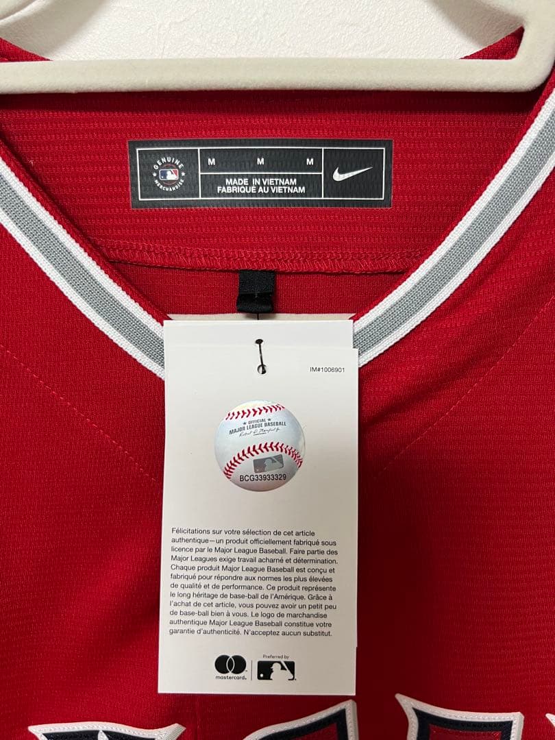 【新品未使用タグ付き】エンゼルス 大谷翔平 ユニフォーム M