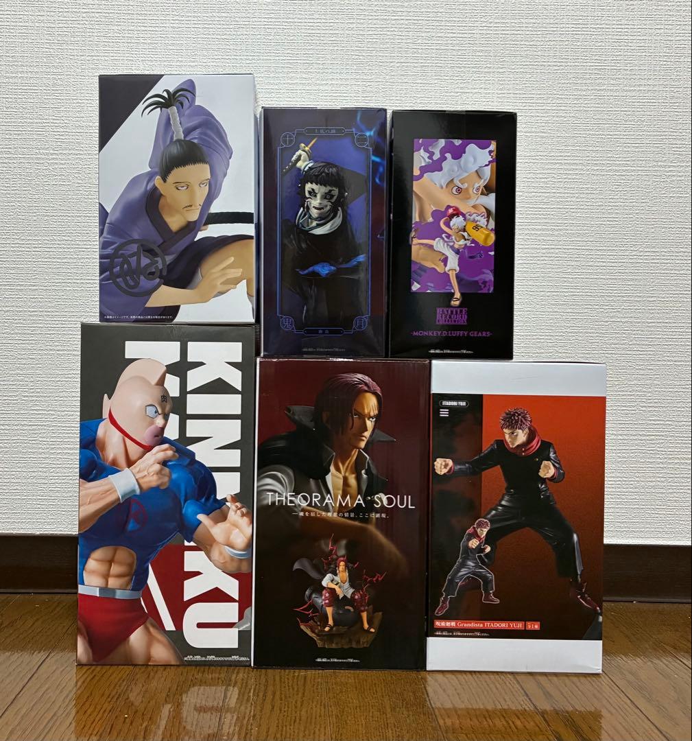 【人気アニメフィギュア 6種6体セット】まとめ売り€11/