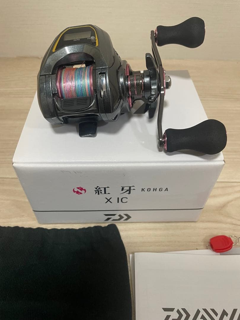 ダイワ 紅牙X IC カウンターリール　Daiwa タイラバ　中古美品