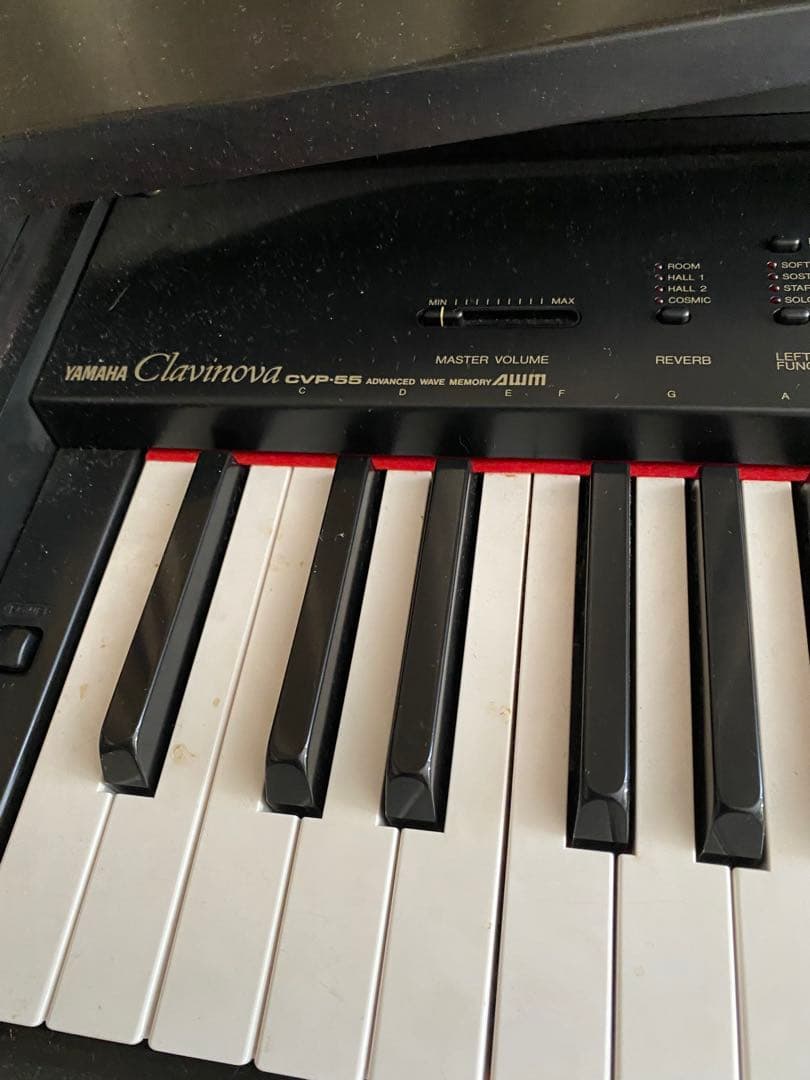 YAMAHA Clavinova CVP-55黒の電子ピアノ　イス付きです^_^