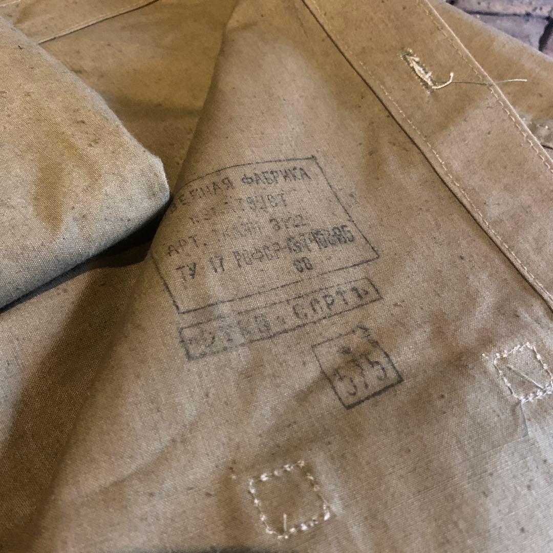【超美品】旧ソ連軍 軍幕 プラシパラトカ 4枚セット 旧仕様(ハトメが革製)