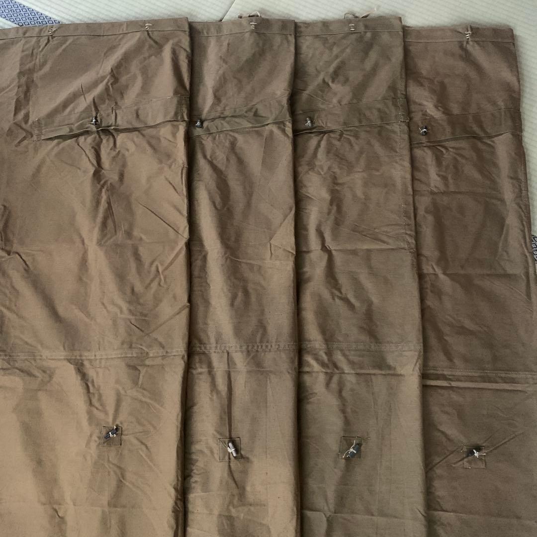 【超美品】旧ソ連軍 軍幕 プラシパラトカ 4枚セット 旧仕様(ハトメが革製)