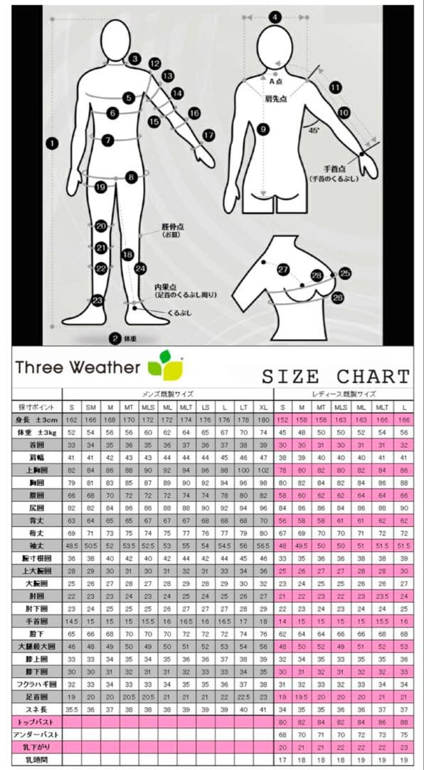 THREE WEATHER (スリーウェザー)3×2mm シーガル メンズXL