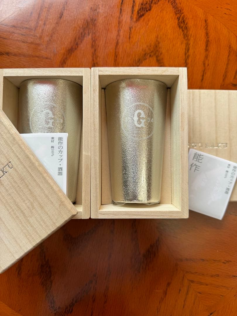 ★ジャイアンツ★シーズンシート成約品★能作のカップ、酒器★ペア