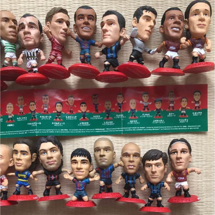 サッカーフィギュアコレクション、コーラ、コンプ、おまけつき