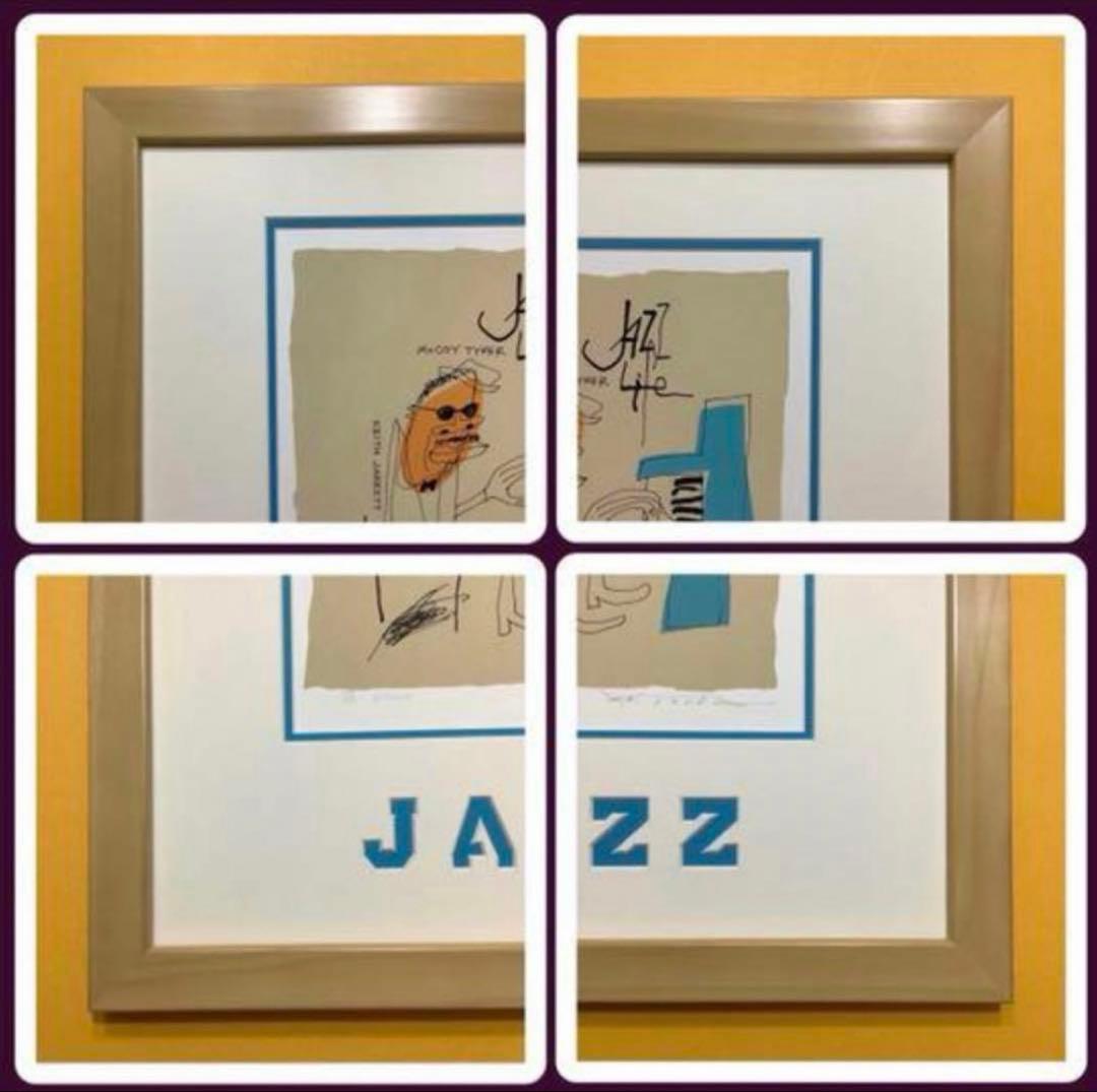 絵画・額縁・版画・津田耕・Piano・シルクスクリーン・美術品・インテリア・雑貨