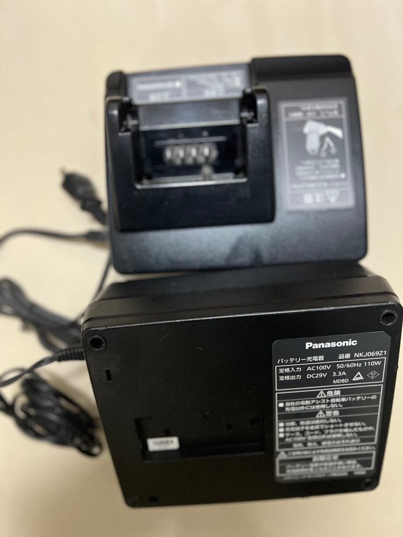 Panasonic 電動自転車用充電器 2個セット